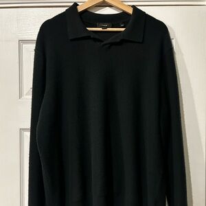 Vince 100% Cashmere Black Sweater